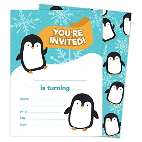 Ice Cream 1 Birthday Invitations Cards Envelopes Seal 25ct 
